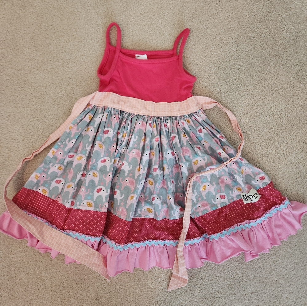 KPea elephant dress, size 4T